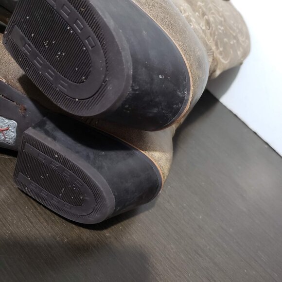 Twisted X WWT0025 Brown Leather Women Western Cowgirl STITCHED Boots 9,5B - Picture 12 of 14